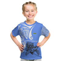 North Caribbean Coast Nicaragua Kid T Shirt with Tribal Turtle Design and Floral Coast Pride - Wonder Print Shop