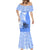 North Caribbean Coast Nicaragua Mermaid Dress with Tribal Turtle Design and Floral Coast Pride - Wonder Print Shop