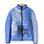 North Caribbean Coast Nicaragua Padded Jacket with Tribal Turtle Design and Floral Coast Pride - Wonder Print Shop