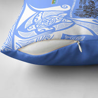 North Caribbean Coast Nicaragua Pillow Cover with Tribal Turtle Design and Floral Coast Pride - Wonder Print Shop