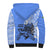 North Caribbean Coast Nicaragua Sherpa Hoodie with Tribal Turtle Design and Floral Coast Pride - Wonder Print Shop