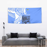 North Caribbean Coast Nicaragua Tapestry with Tribal Turtle Design and Floral Coast Pride - Wonder Print Shop
