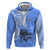 North Caribbean Coast Nicaragua Zip Hoodie with Tribal Turtle Design and Floral Coast Pride - Wonder Print Shop
