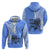 North Caribbean Coast Nicaragua Zip Hoodie with Tribal Turtle Design and Floral Coast Pride - Wonder Print Shop