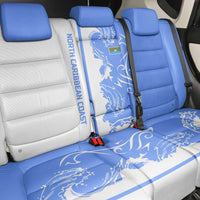 Nicaragua North Caribbean Coast Back Car Seat Cover with Ocean Wave Pattern and Dance with the Waves - Wonder Print Shop