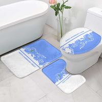 Nicaragua North Caribbean Coast Bathroom Set with Ocean Wave Pattern and Dance with the Waves - Wonder Print Shop