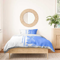 Nicaragua North Caribbean Coast Bedding Set with Ocean Wave Pattern and Dance with the Waves - Wonder Print Shop