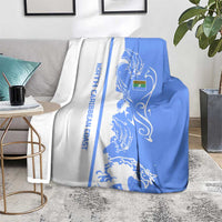 Nicaragua North Caribbean Coast Blanket with Ocean Wave Pattern and Dance with the Waves - Wonder Print Shop