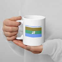 Nicaragua North Caribbean Coast Ceramic Mug with Ocean Wave Pattern and Dance with the Waves - Wonder Print Shop