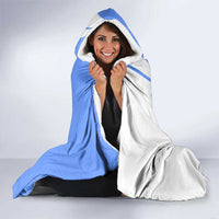 Nicaragua North Caribbean Coast Hooded Blanket with Ocean Wave Pattern and Dance with the Waves - Wonder Print Shop