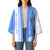 Nicaragua North Caribbean Coast Kimono with Ocean Wave Pattern and Dance with the Waves - Wonder Print Shop