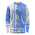 Nicaragua North Caribbean Coast Long Sleeve Shirt with Ocean Wave Pattern and Dance with the Waves - Wonder Print Shop