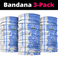 Nicaragua North Caribbean Coast Neck Gaiter with Ocean Wave Pattern and Dance with the Waves - Wonder Print Shop