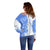 Nicaragua North Caribbean Coast Off Shoulder Sweater with Ocean Wave Pattern and Dance with the Waves - Wonder Print Shop