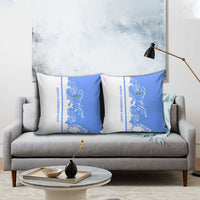 Nicaragua North Caribbean Coast Pillow Cover with Ocean Wave Pattern and Dance with the Waves - Wonder Print Shop