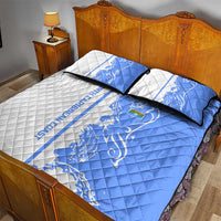 Nicaragua North Caribbean Coast Quilt Bed Set with Ocean Wave Pattern and Dance with the Waves - Wonder Print Shop