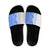 Nicaragua North Caribbean Coast Slide Sandals with Ocean Wave Pattern and Dance with the Waves - Wonder Print Shop
