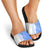 Nicaragua North Caribbean Coast Slide Sandals with Ocean Wave Pattern and Dance with the Waves - Wonder Print Shop