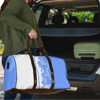 Nicaragua North Caribbean Coast Travel Bag with Ocean Wave Pattern and Dance with the Waves - Wonder Print Shop