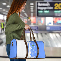 Nicaragua North Caribbean Coast Travel Bag with Ocean Wave Pattern and Dance with the Waves - Wonder Print Shop