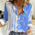 Nicaragua North Caribbean Coast Women Casual Shirt with Ocean Wave Pattern and Dance with the Waves - Wonder Print Shop