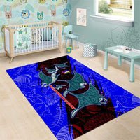South Caribbean Coast Nicaragua Area Rug with Manta Ray Coral Reef and Dive into the Spirit Design - Wonder Print Shop