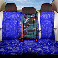 South Caribbean Coast Nicaragua Back Car Seat Cover with Manta Ray Coral Reef and Dive into the Spirit Design - Wonder Print Shop