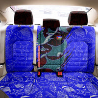 South Caribbean Coast Nicaragua Back Car Seat Cover with Manta Ray Coral Reef and Dive into the Spirit Design - Wonder Print Shop