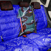 South Caribbean Coast Nicaragua Back Car Seat Cover with Manta Ray Coral Reef and Dive into the Spirit Design - Wonder Print Shop