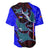 South Caribbean Coast Nicaragua Baseball Jersey with Manta Ray Coral Reef and Dive into the Spirit Design - Wonder Print Shop