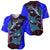 South Caribbean Coast Nicaragua Baseball Jersey with Manta Ray Coral Reef and Dive into the Spirit Design - Wonder Print Shop