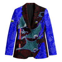 South Caribbean Coast Nicaragua Blazer with Manta Ray Coral Reef and Dive into the Spirit Design - Wonder Print Shop