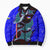 South Caribbean Coast Nicaragua Bomber Puffer Jacket with Manta Ray Coral Reef and Dive into the Spirit Design - Wonder Print Shop