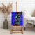 South Caribbean Coast Nicaragua Canvas Wall Art with Manta Ray Coral Reef and Dive into the Spirit Design - Wonder Print Shop