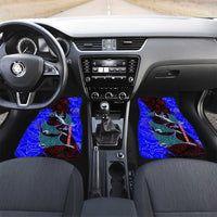 South Caribbean Coast Nicaragua Car Mats with Manta Ray Coral Reef and Dive into the Spirit Design - Wonder Print Shop