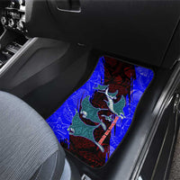 South Caribbean Coast Nicaragua Car Mats with Manta Ray Coral Reef and Dive into the Spirit Design - Wonder Print Shop