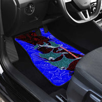 South Caribbean Coast Nicaragua Car Mats with Manta Ray Coral Reef and Dive into the Spirit Design - Wonder Print Shop