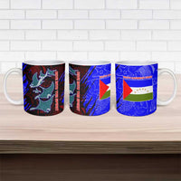 South Caribbean Coast Nicaragua Ceramic Mug with Manta Ray Coral Reef and Dive into the Spirit Design - Wonder Print Shop