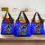 South Caribbean Coast Nicaragua Grocery Bag with Manta Ray Coral Reef and Dive into the Spirit Design - Wonder Print Shop
