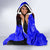 South Caribbean Coast Nicaragua Hooded Blanket with Manta Ray Coral Reef and Dive into the Spirit Design - Wonder Print Shop