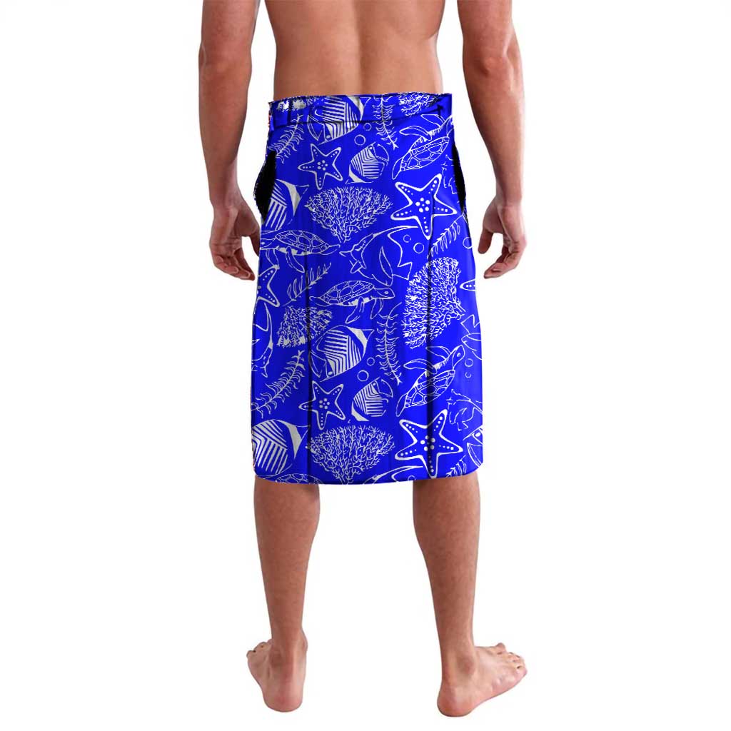South Caribbean Coast Nicaragua Lavalava with Manta Ray Coral Reef and Dive into the Spirit Design - Wonder Print Shop