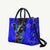 South Caribbean Coast Nicaragua Leather Bag with Manta Ray Coral Reef and Dive into the Spirit Design - Wonder Print Shop