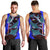 South Caribbean Coast Nicaragua Men Tank Top with Manta Ray Coral Reef and Dive into the Spirit Design - Wonder Print Shop