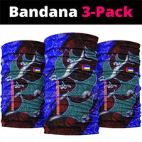 South Caribbean Coast Nicaragua Neck Gaiter with Manta Ray Coral Reef and Dive into the Spirit Design - Wonder Print Shop
