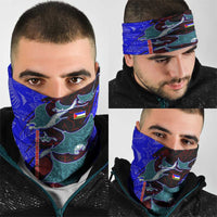 South Caribbean Coast Nicaragua Neck Gaiter with Manta Ray Coral Reef and Dive into the Spirit Design - Wonder Print Shop