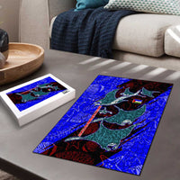 South Caribbean Coast Nicaragua Puzzle with Manta Ray Coral Reef and Dive into the Spirit Design - Wonder Print Shop