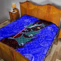 South Caribbean Coast Nicaragua Quilt with Manta Ray Coral Reef and Dive into the Spirit Design - Wonder Print Shop