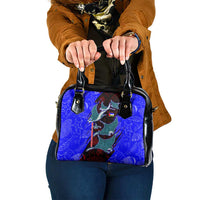 South Caribbean Coast Nicaragua Shoulder Handbag with Manta Ray Coral Reef and Dive into the Spirit Design - Wonder Print Shop