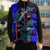 South Caribbean Coast Nicaragua Sleeveless Puffer Jacket with Manta Ray Coral Reef and Dive into the Spirit Design - Wonder Print Shop