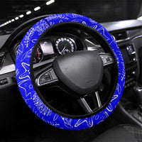 South Caribbean Coast Nicaragua Steering Wheel Cover with Manta Ray Coral Reef and Dive into the Spirit Design - Wonder Print Shop